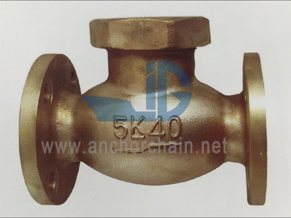JIS F 7417 қола 16K көтергіш тексеру глобус клапандары (біріккен қақпақ түрі)