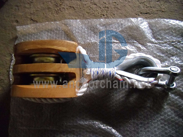 JIS Tightwire ағаш блогы қос дөңгелегі бар