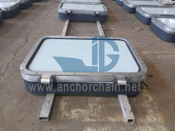Marine класы A60 дәнекерленген отқа төзімді тікбұрышты терезе