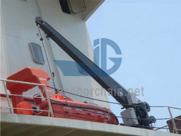 Жалғыз қолды құтқару қайығы Davit